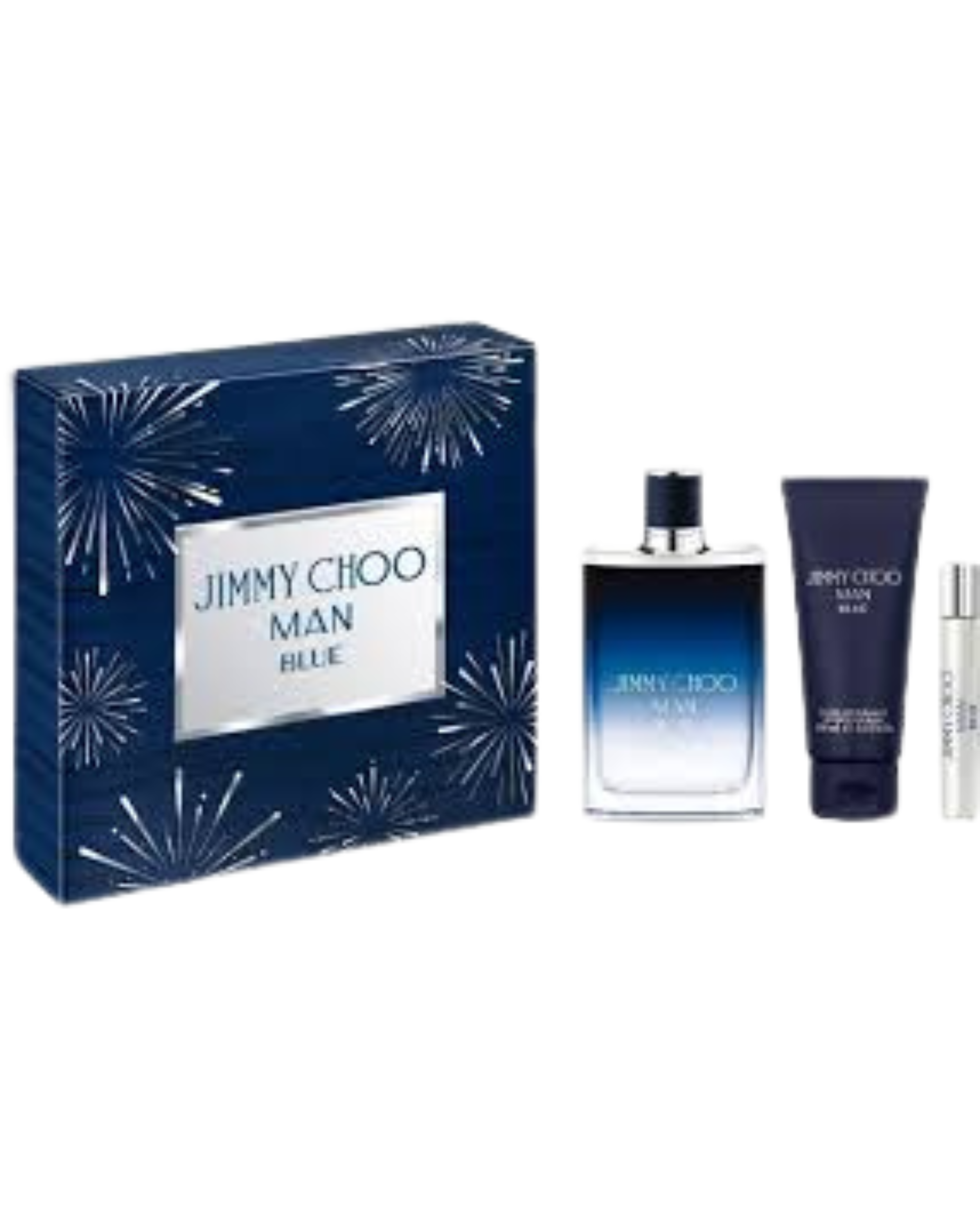Jimmy Choo Man Blue 100ml EDT 3 Piece Gift Set